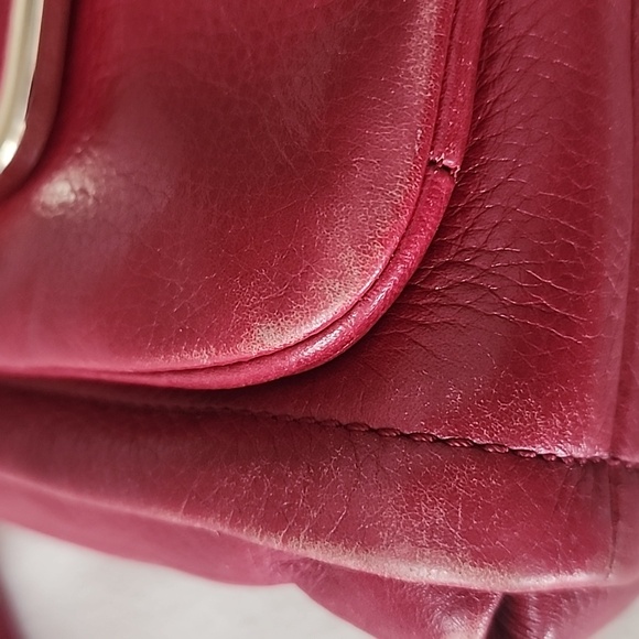 Coach Red Leather Handbag - Picture 14 of 15